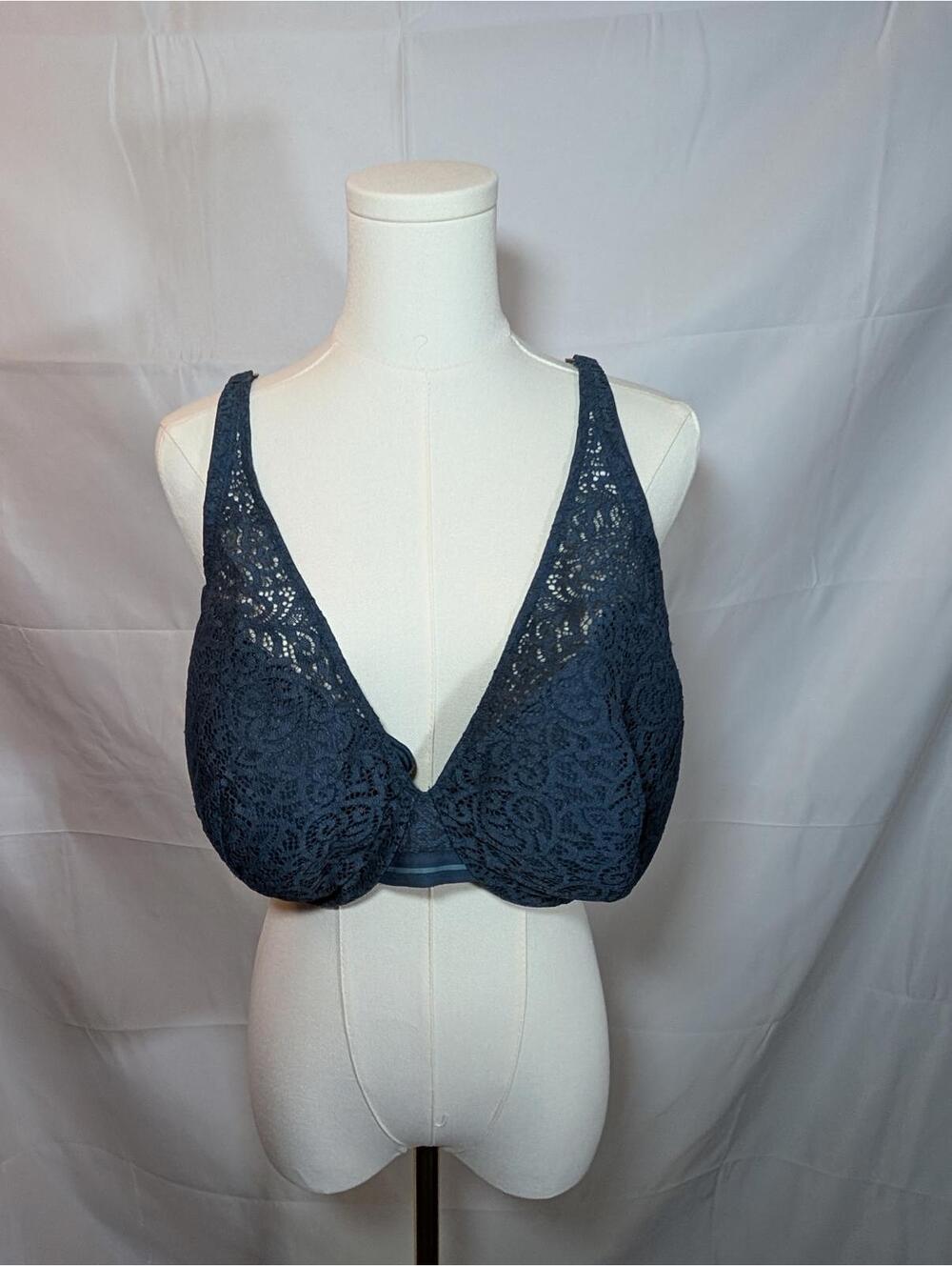 THIRDLOVE Artisan Lace Plunge Bra Size 40E - Elegant Comfort